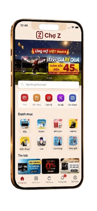 Giao diện vận hành Chợ Z